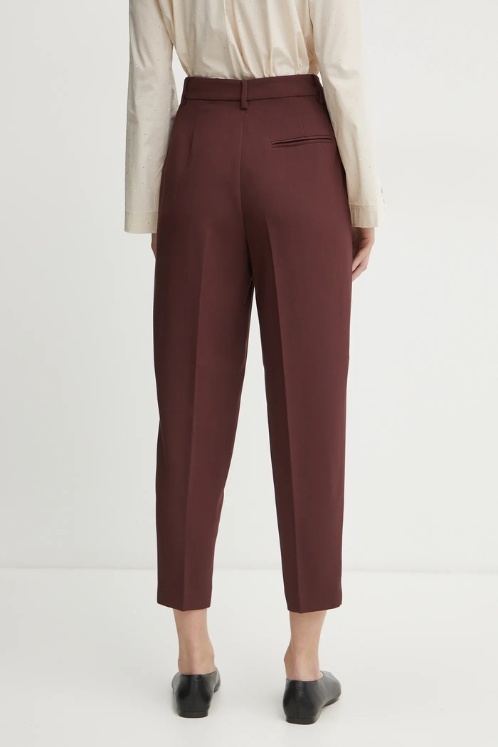 Ruházat Bruuns Bazaar nadrág CindySus Dagny pants BBW2393 burgundia