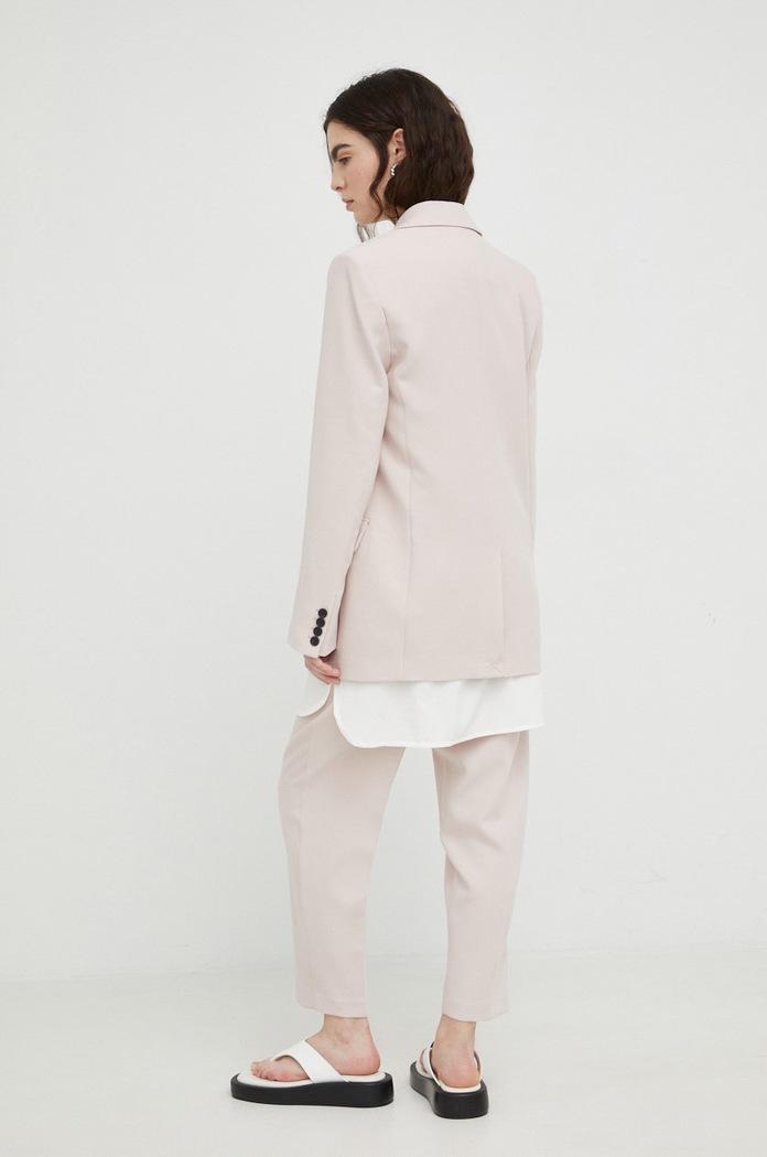 Kalhoty Bruuns Bazaar CindySus Dagny pants růžová BBW2393