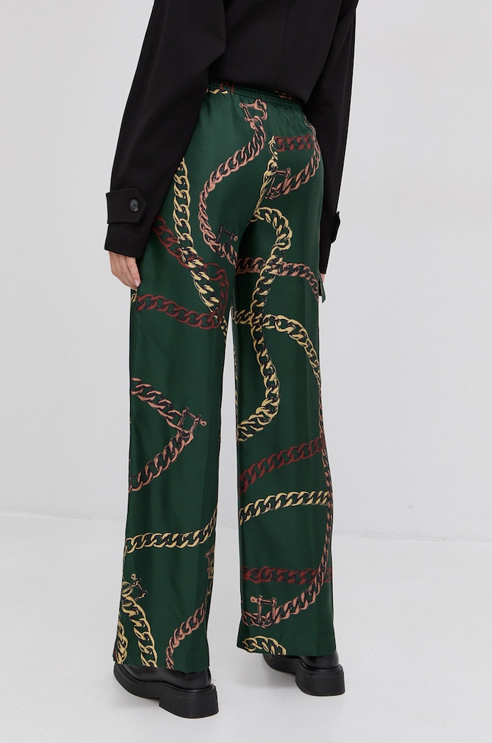 Ρούχα Παντελόνι Victoria Beckham 1122WTR003312A πράσινο