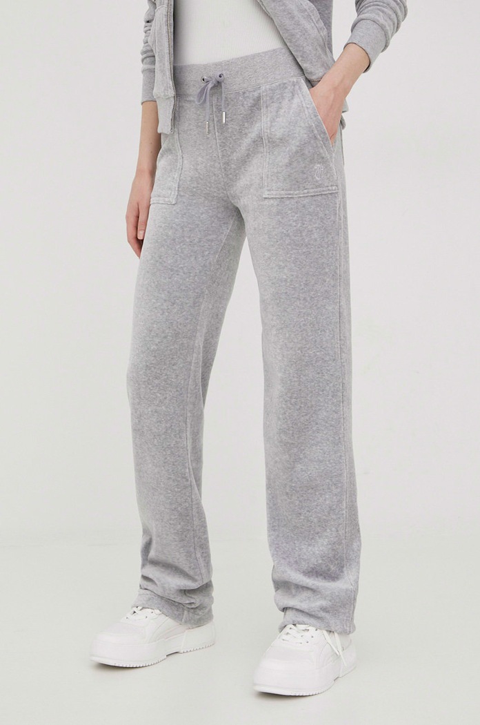 Спортен панталон Juicy Couture трикотаж сив JCAP180.126