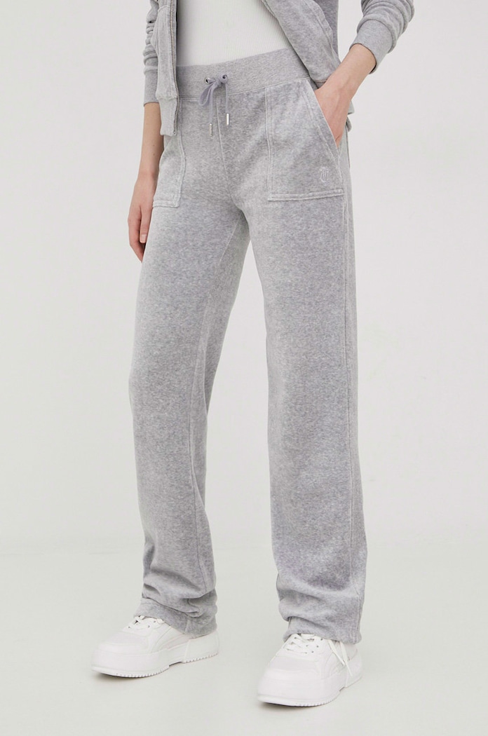 Спортен панталон Juicy Couture трикотаж сив JCAP180.126
