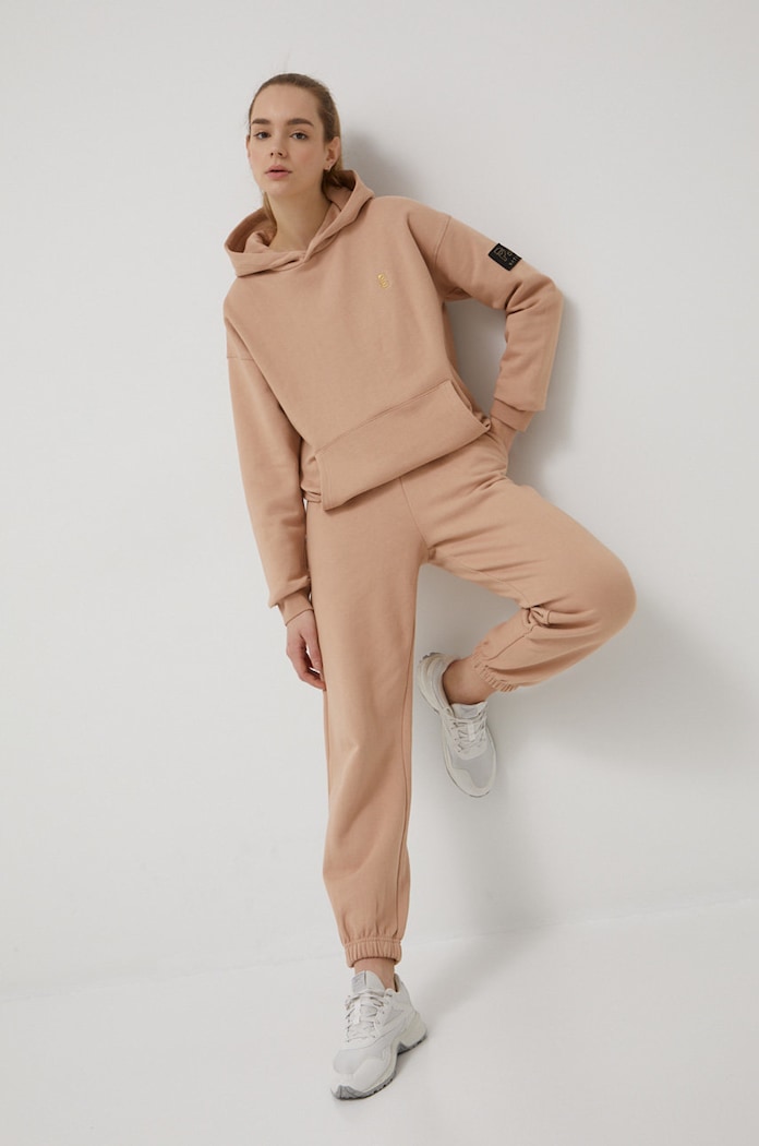 Bavlněné kalhoty P.E Nation 22PE1P157 béžová SS22