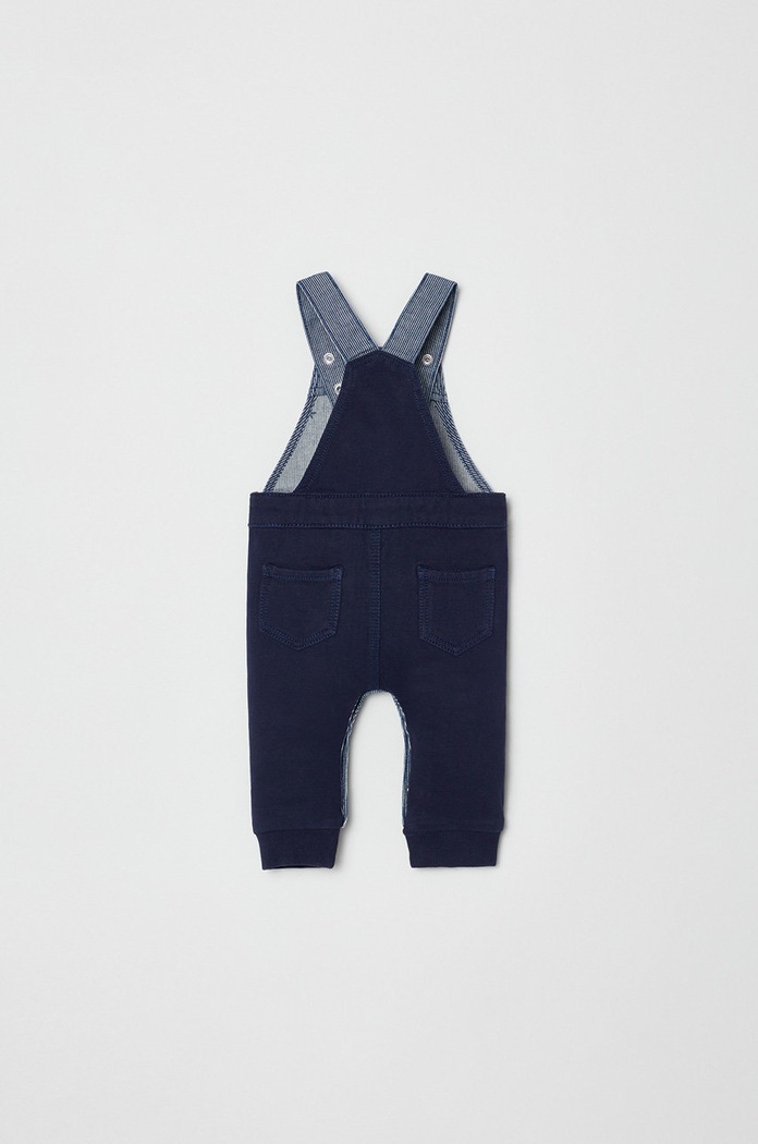 OVS ogrodniczki bawełniane dziecięce 1432857.Newborn granatowy SS22