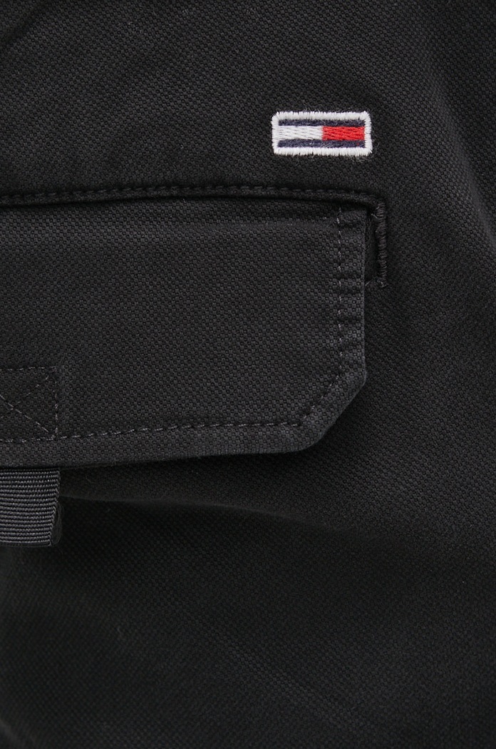 Hlače Tommy Jeans crna DM0DM13388.PPYY