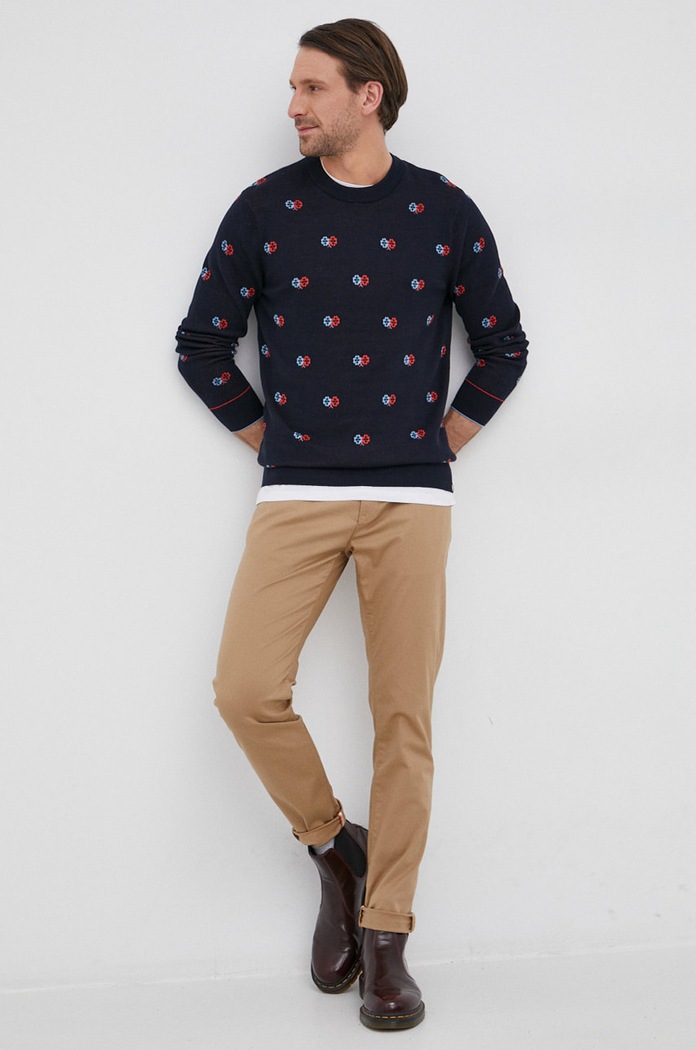 Hlače Scotch & Soda 164432 bež SS22