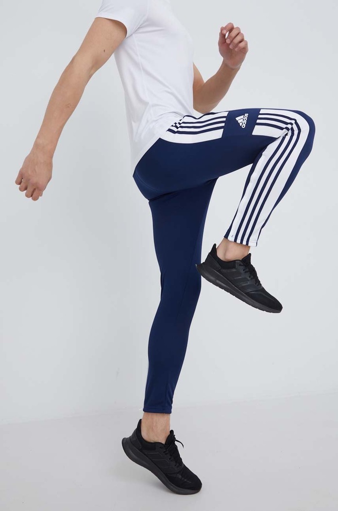 Παντελόνι προπόνησης adidas Performance Squadra 21 Squadra 21 HC6273 πλεκτό ύφασμα σκούρο μπλε HC6273