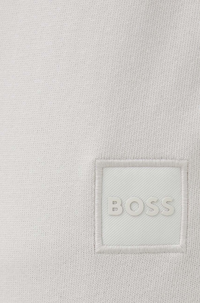 BOSS pamut melegítőnadrág BOSS CASUAL szürke 50468448
