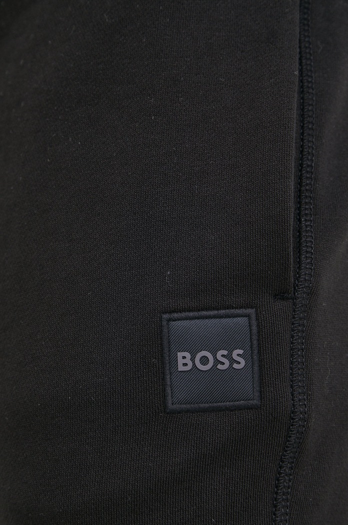 BOSS pantaloni de trening din bumbac CASUAL negru 50468448
