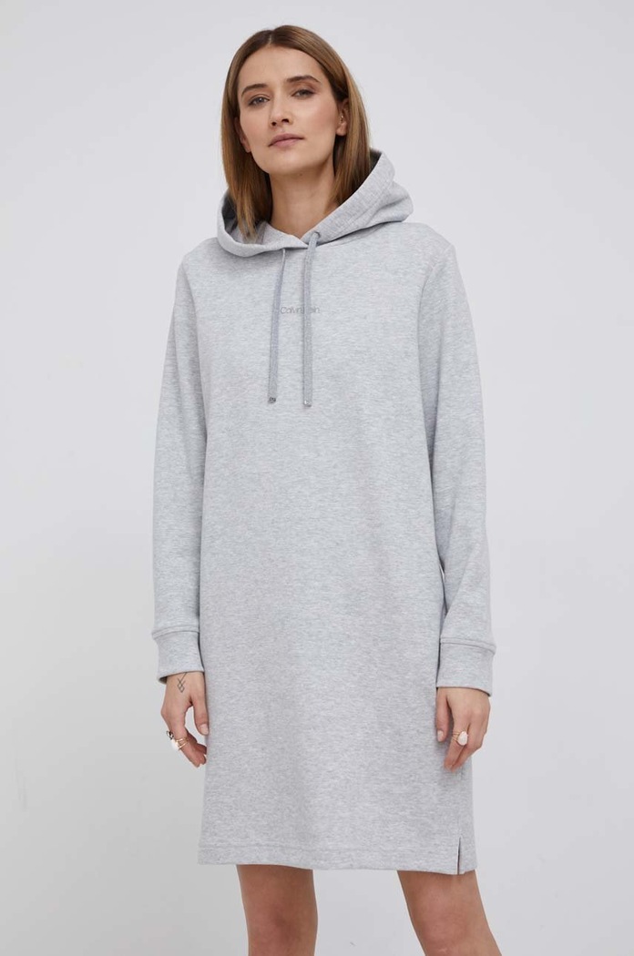 Calvin Klein Sukienka K20K203574.PPYY szary SS22