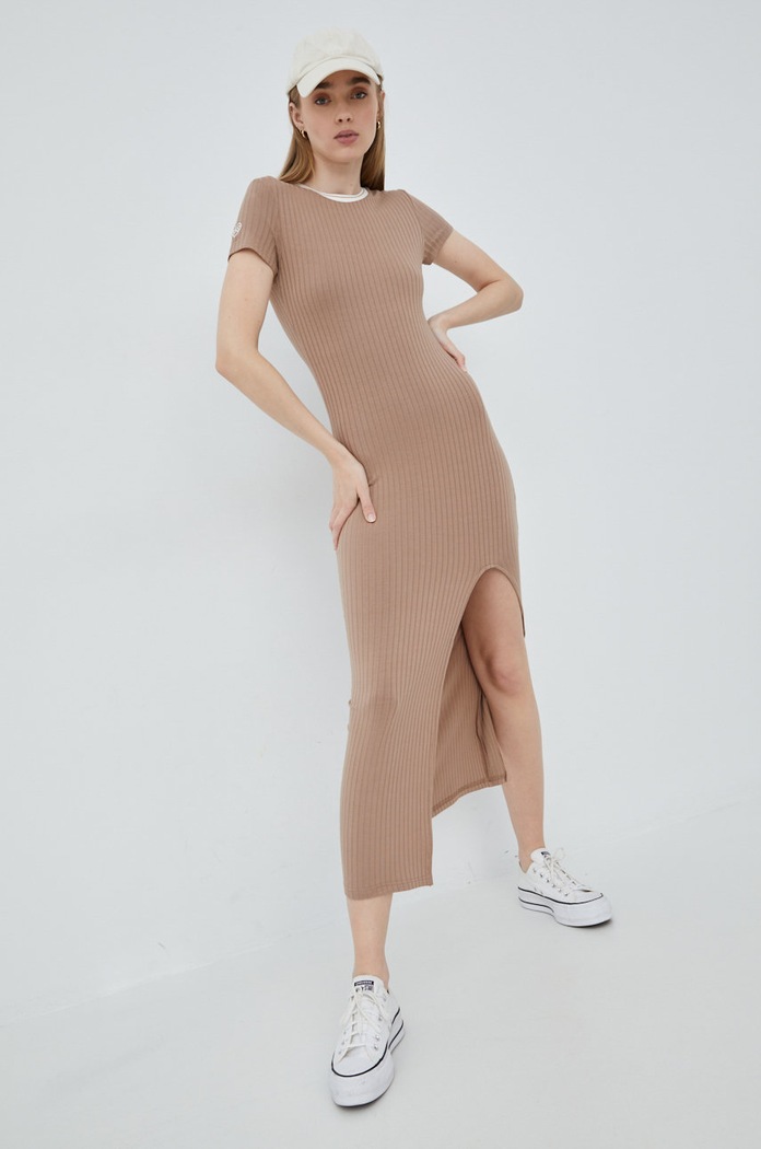 Femi Stories rochie maxi bej MICAH.NDE