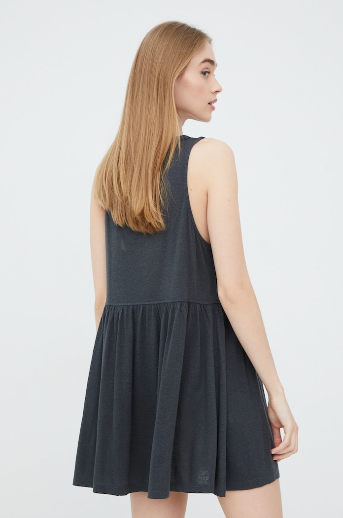 Odjeća Haljina s dodatkom lana Superdry W8011061A.AFB siva
