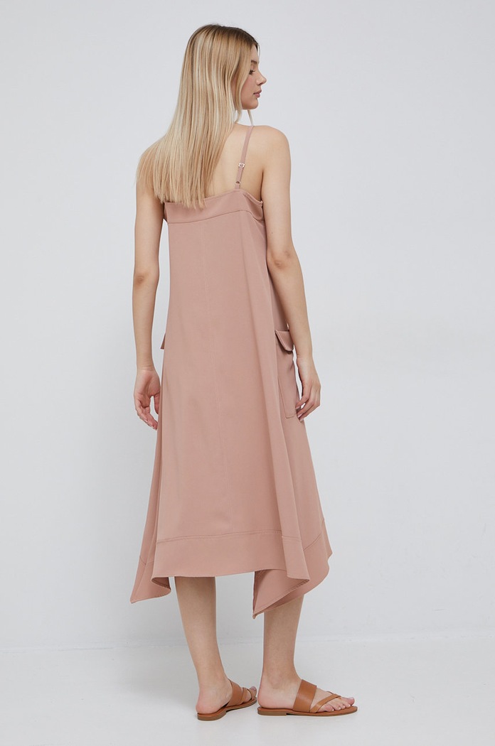Îmbrăcăminte Dkny rochie P2CB6MA3 bej