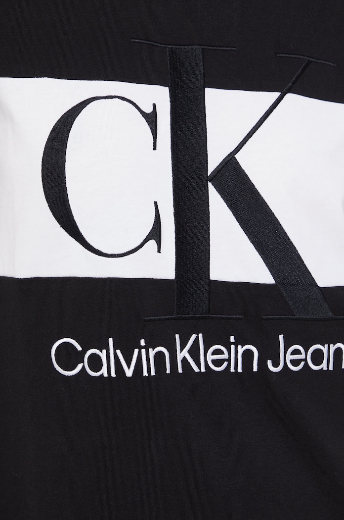 Bavlněné šaty Calvin Klein Jeans J20J218862.PPYY černá