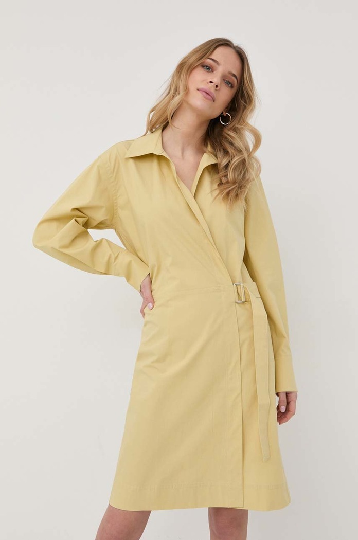Victoria Beckham sukienka 1222WDR003711A zielony SS22