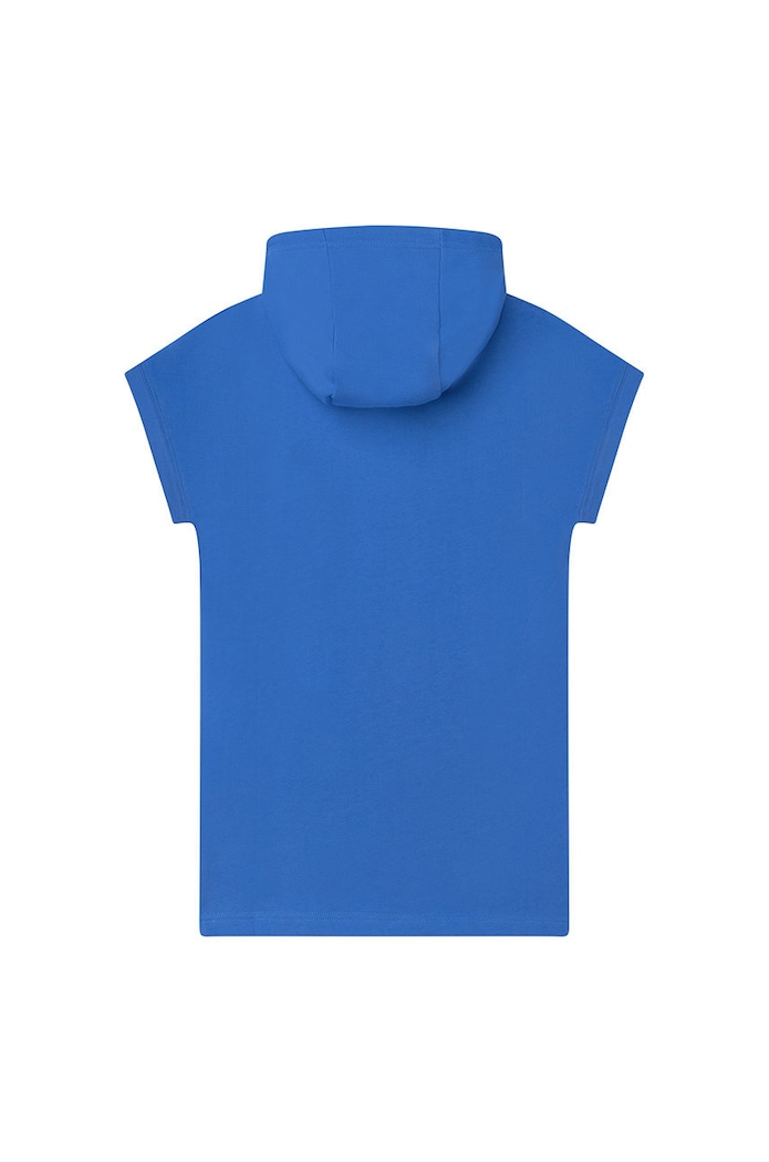 Michael Kors rochie din bumbac pentru copii R12103.102.108 albastru SS22