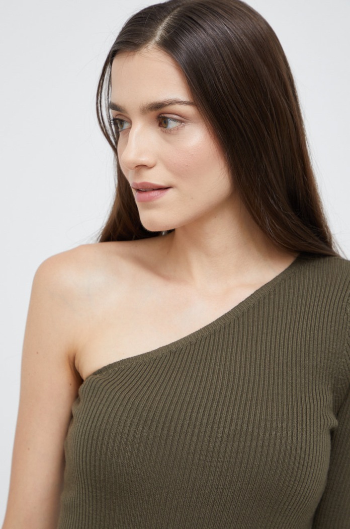 Вълнен пуловер Polo Ralph Lauren зелен 211856752001