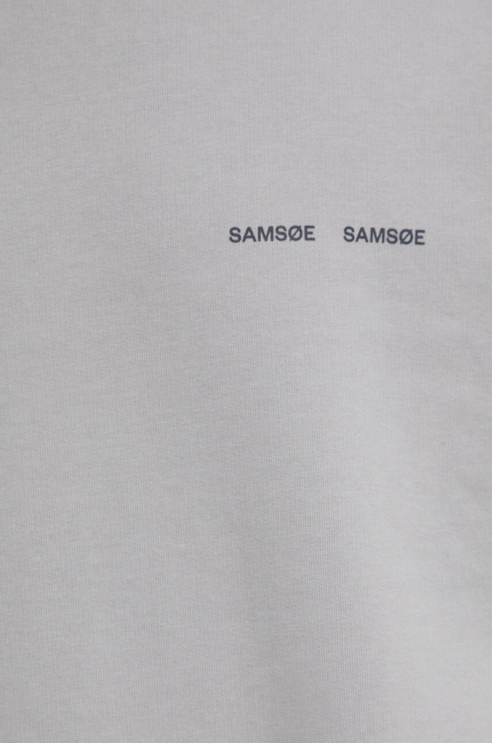Samsoe Samsoe bluza bawełniana Norsbro M00018103 szary