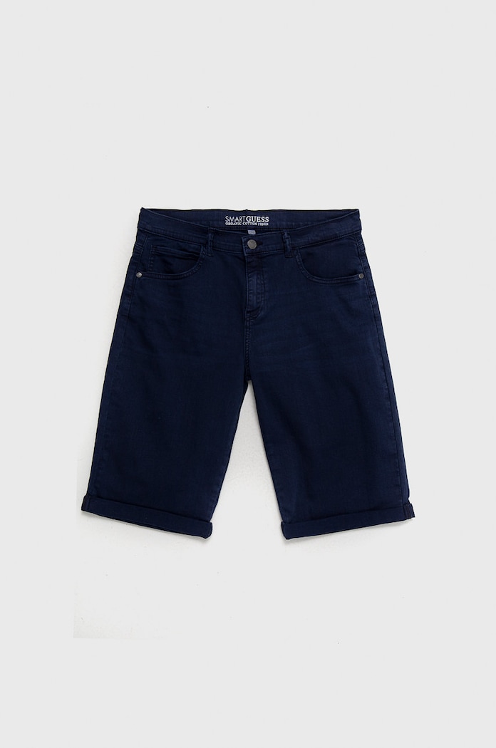 Dětské kraťasy Guess s elastanem námořnická modř L1RD03.WE620