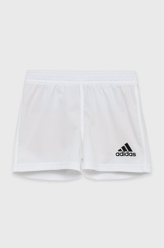 Otroške kratke hlače adidas Performance Potisk bela GI7638