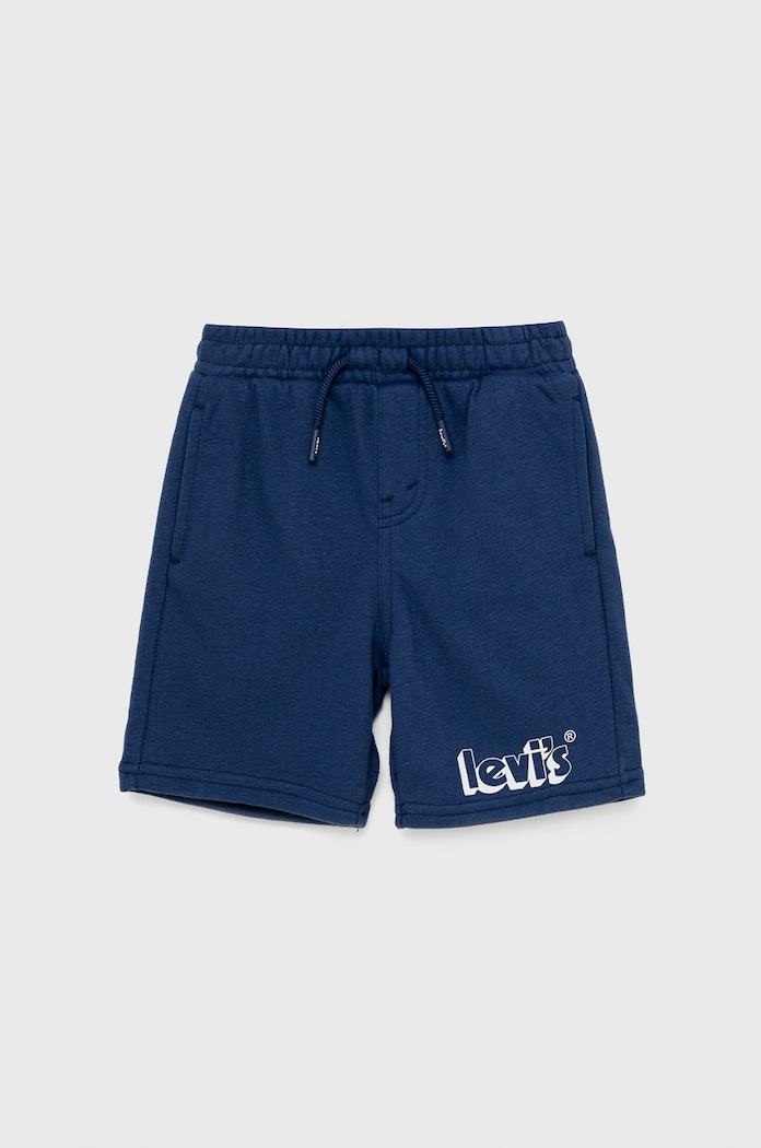 Levi's szorty dziecięce z elastanem granatowy 6EE459.B