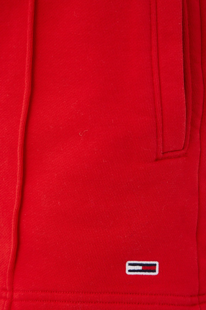 Tommy Jeans szorty bawełniane DW0DW12626.PPYY czerwony DW0DW12626.PPYY