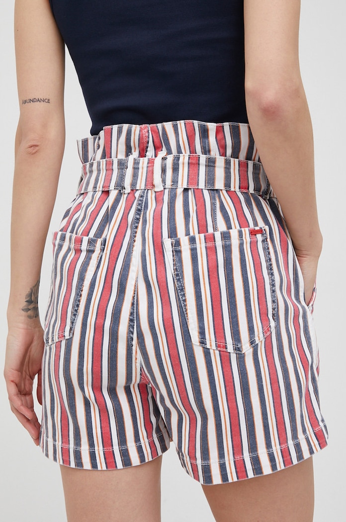 Ruházat Pepe Jeans farmer rövidnadrág Phoebe Stripe PL800989.0AA többszínű