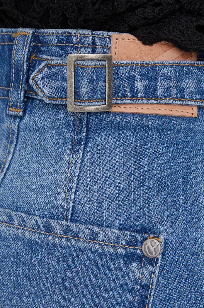 Pepe Jeans szorty jeansowe STELLA ADAPT granatowy PL800992.000