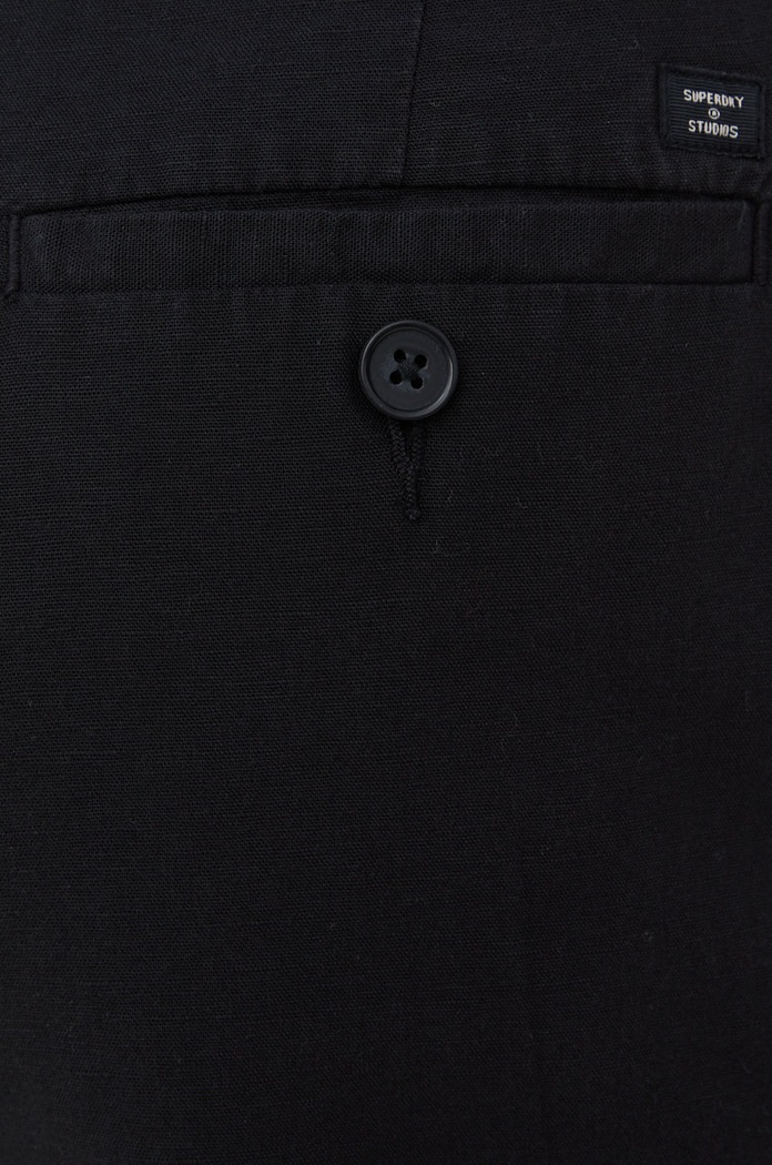 Plátěné kraťasy Superdry černá W7110269A.02A