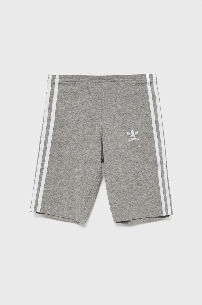 Otroške kratke hlače adidas Originals Z elastanom siva HD2039