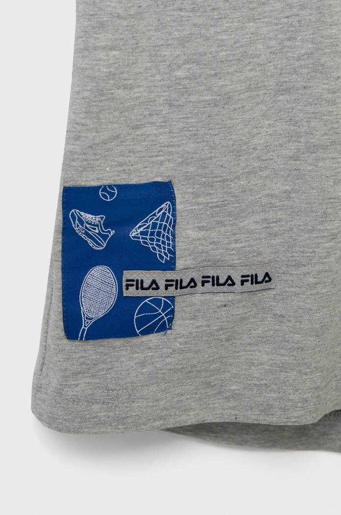 DÍVKA Dětské kraťasy Fila FAT0009 šedá