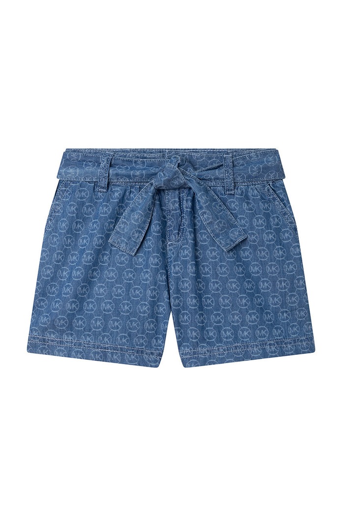 Dětské bavlněné šortky Michael Kors R14110.114.150 modrá SS22