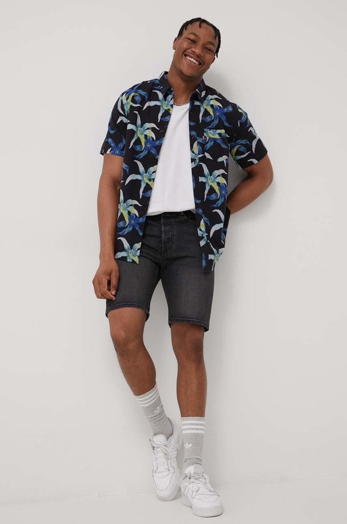 Levi's szorty jeansowe 36512.0150 szary SS22