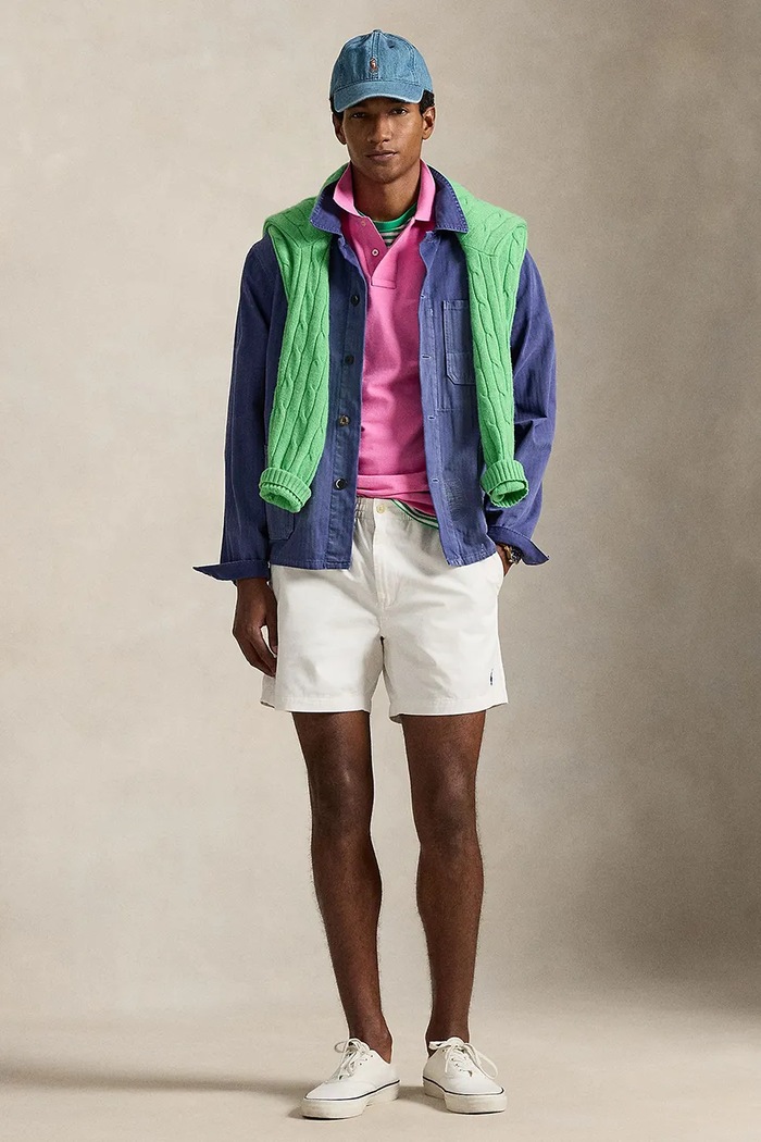 Oblečenie Šortky Polo Ralph Lauren 710644995042 biela