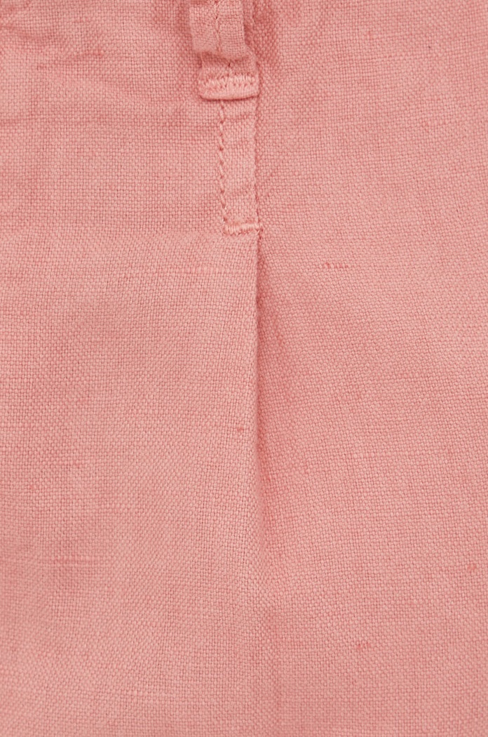 Šortky s příměsí lnu Pepe Jeans Arkin Short Linen růžová PM800913.370