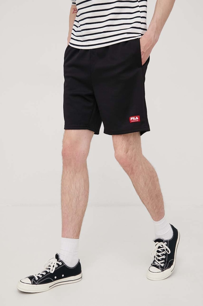 Fila szorty tkanina czarny FAM0013