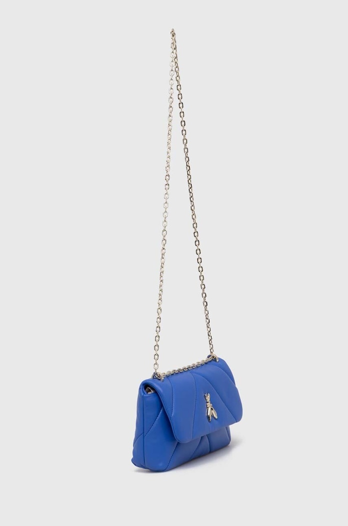 Patrizia Pepe Kožená kabelka Patrizia Pepe CB0084.L006 modrá SS25