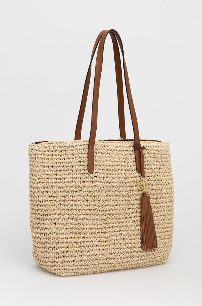 Kabelka Lauren Ralph Lauren 431818856001 béžová SS22