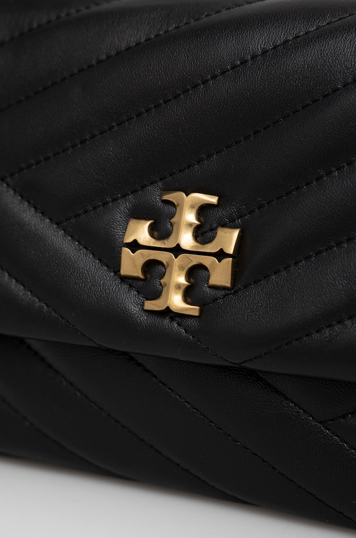 Doplnky Kožená kabelka Tory Burch Kira Chevron Small 90452.001 čierna