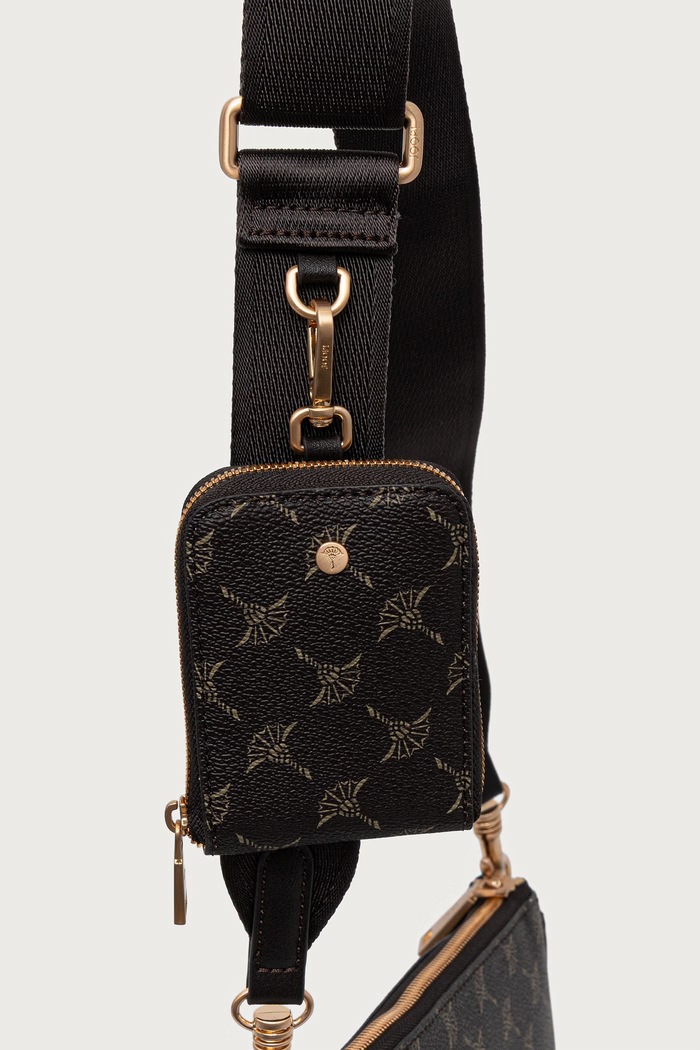 Torebka crossbody damska z imitacji skóry Cortina Jasmina Joop! 4140006167 brązowy