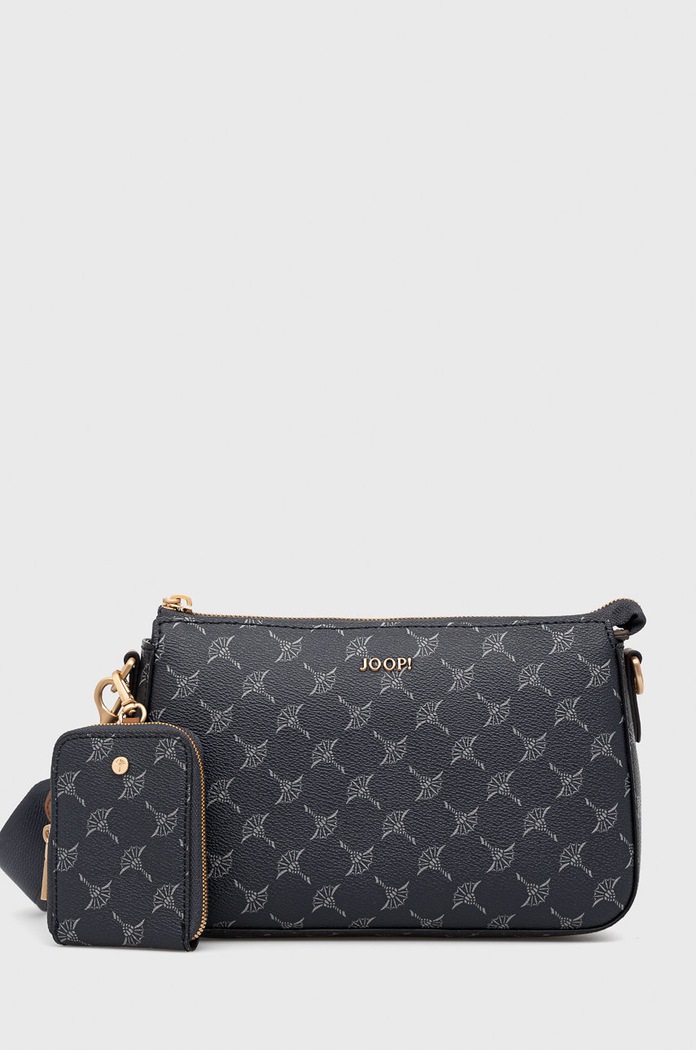 Joop! Torebka crossbody damska z imitacji skóry Cortina Jasmina granatowy 4140006167