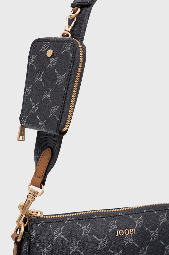 Torebka crossbody damska z imitacji skóry Cortina Jasmina Joop! 4140006167 granatowy