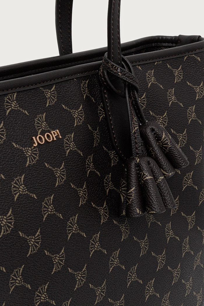 Torebka shopper damska z imitacji skóry Joop! 4140006140 brązowy