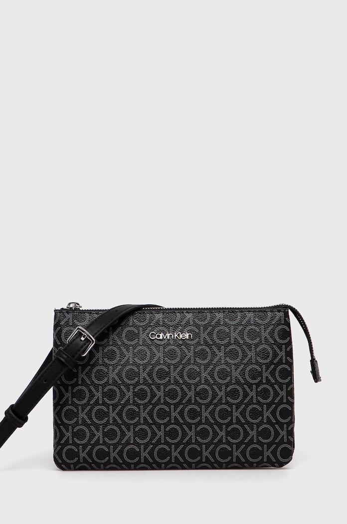 Calvin Klein torebka nie mieści A4 czarny K60K609417.PPYY