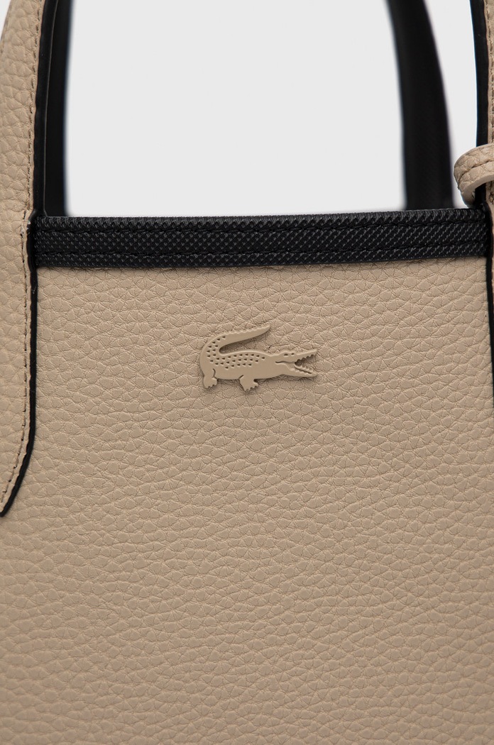 Obojstranná kabelka Lacoste NF2991AA béžová
