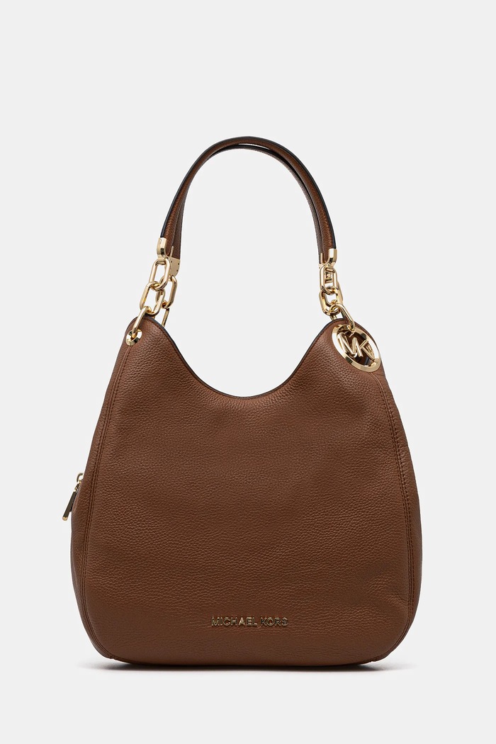 MICHAEL Michael Kors torebka skórzana skóra licowa brązowy 30T9G0LE3L