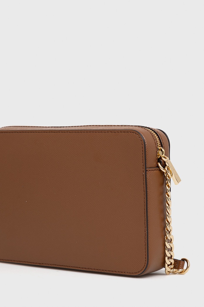 Kožená kabelka MICHAEL Michael Kors 32S4GTVC3L hnědá SS26