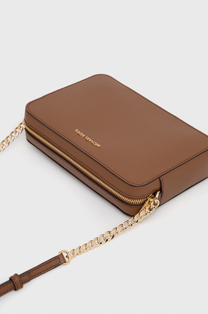 Doplňky Kožená kabelka MICHAEL Michael Kors 32S4GTVC3L hnědá