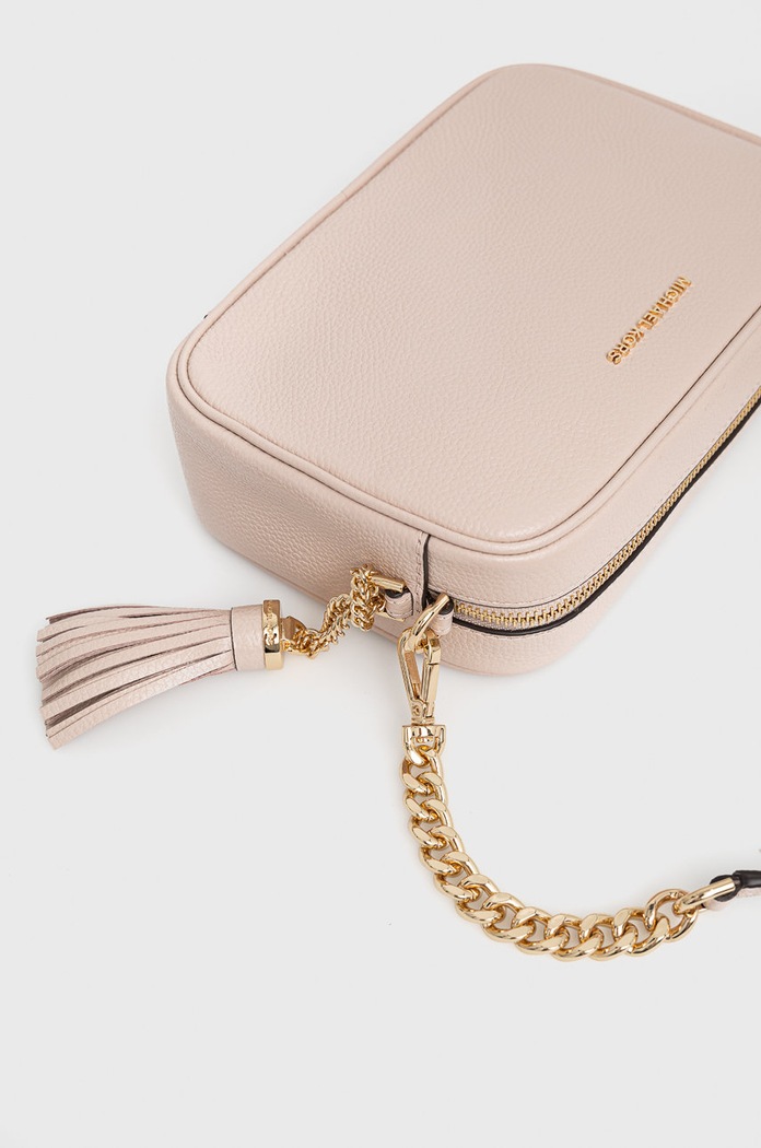 Αξεσουάρ Δερμάτινη τσάντα MICHAEL Michael Kors 32F7GGNM8L ροζ