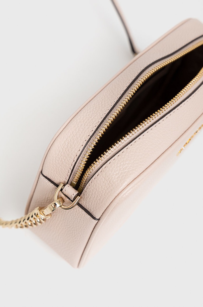 Δερμάτινη τσάντα MICHAEL Michael Kors 32F7GGNM8L ροζ
