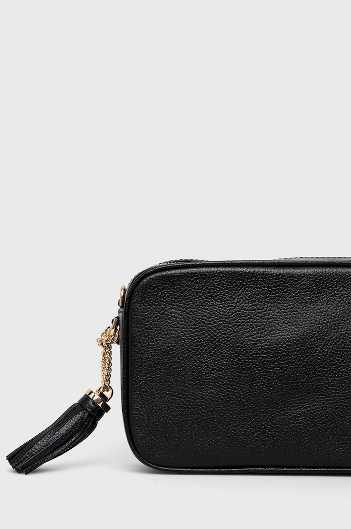 Akcesoria MICHAEL Michael Kors torebka skórzana 32F7GGNM8L 32F7GGNM8L czarny